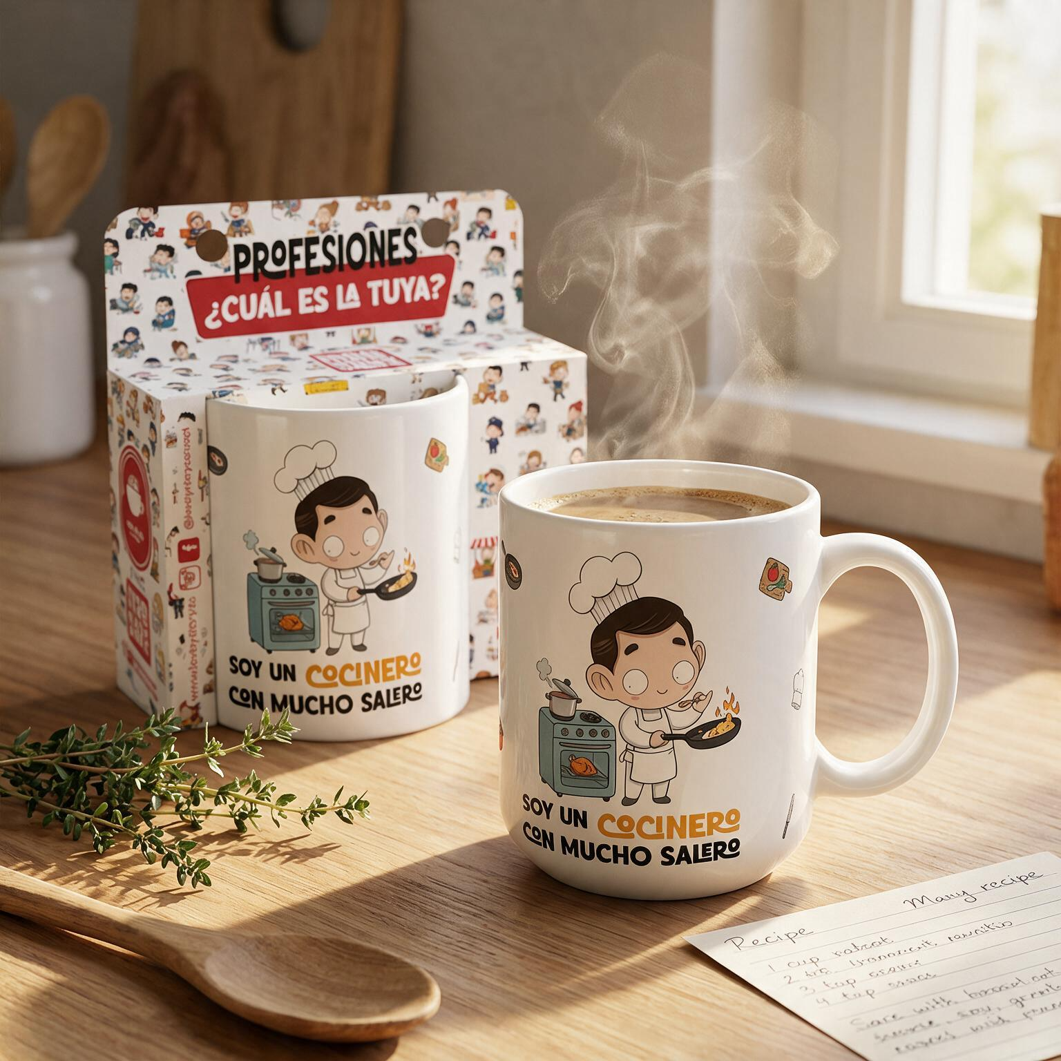 Taza de Cerámica – Cocinero & Cocinera | Malasaña
