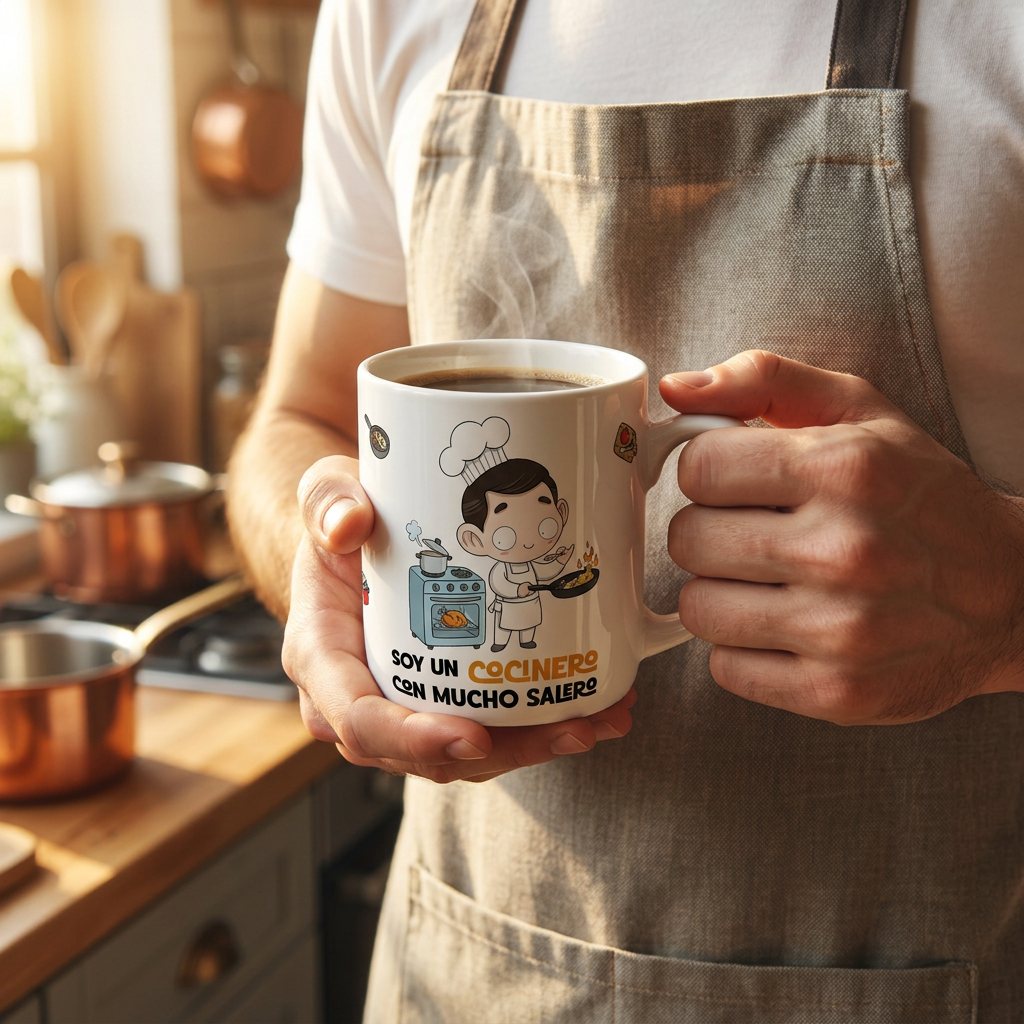 Taza de Cerámica – Cocinero & Cocinera | Malasaña