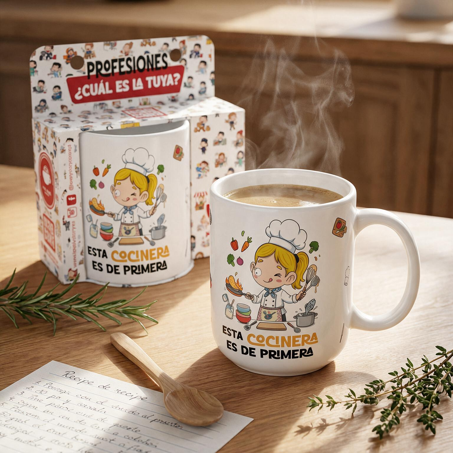 Taza de Cerámica – Cocinero & Cocinera | Malasaña