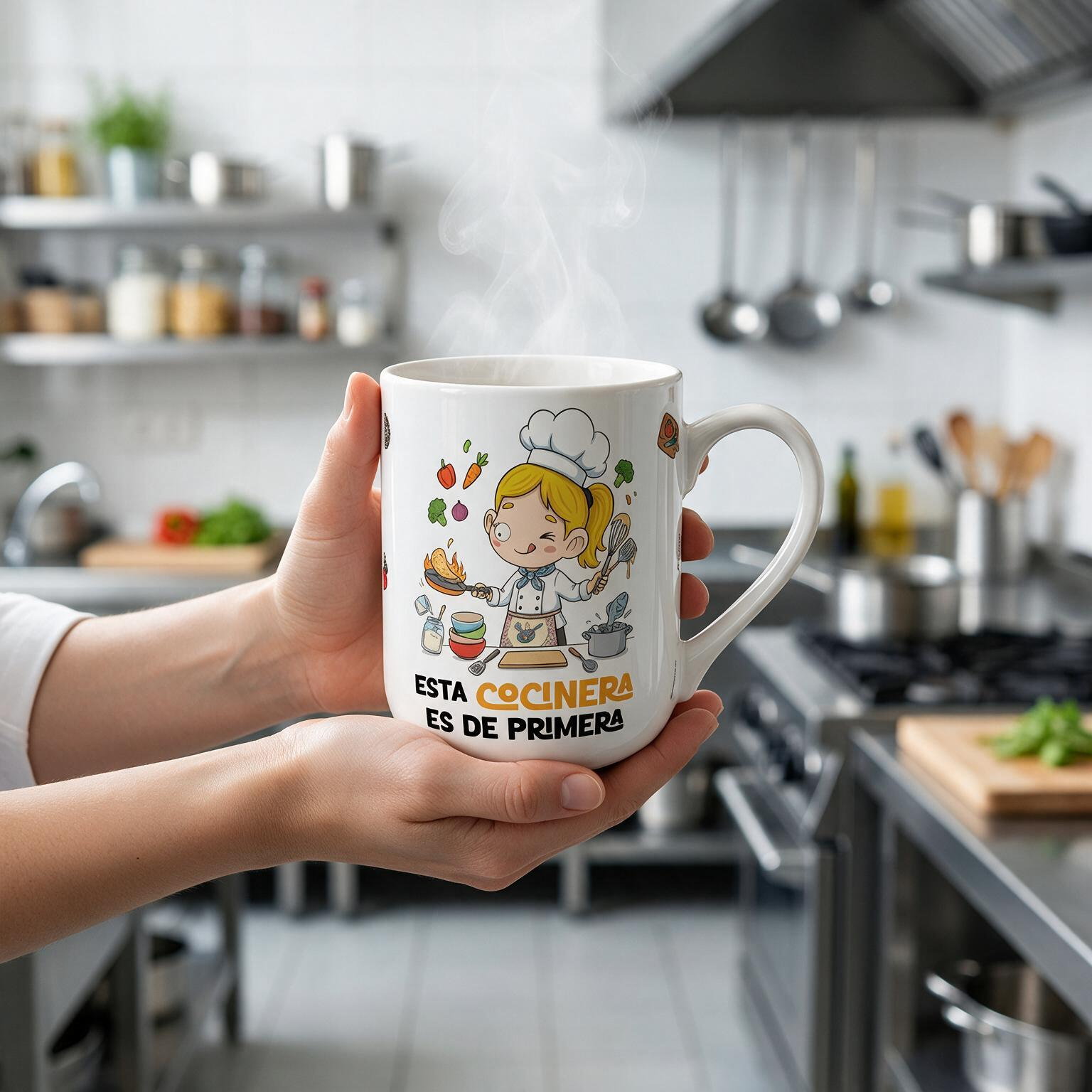 Taza de Cerámica – Cocinero & Cocinera | Malasaña