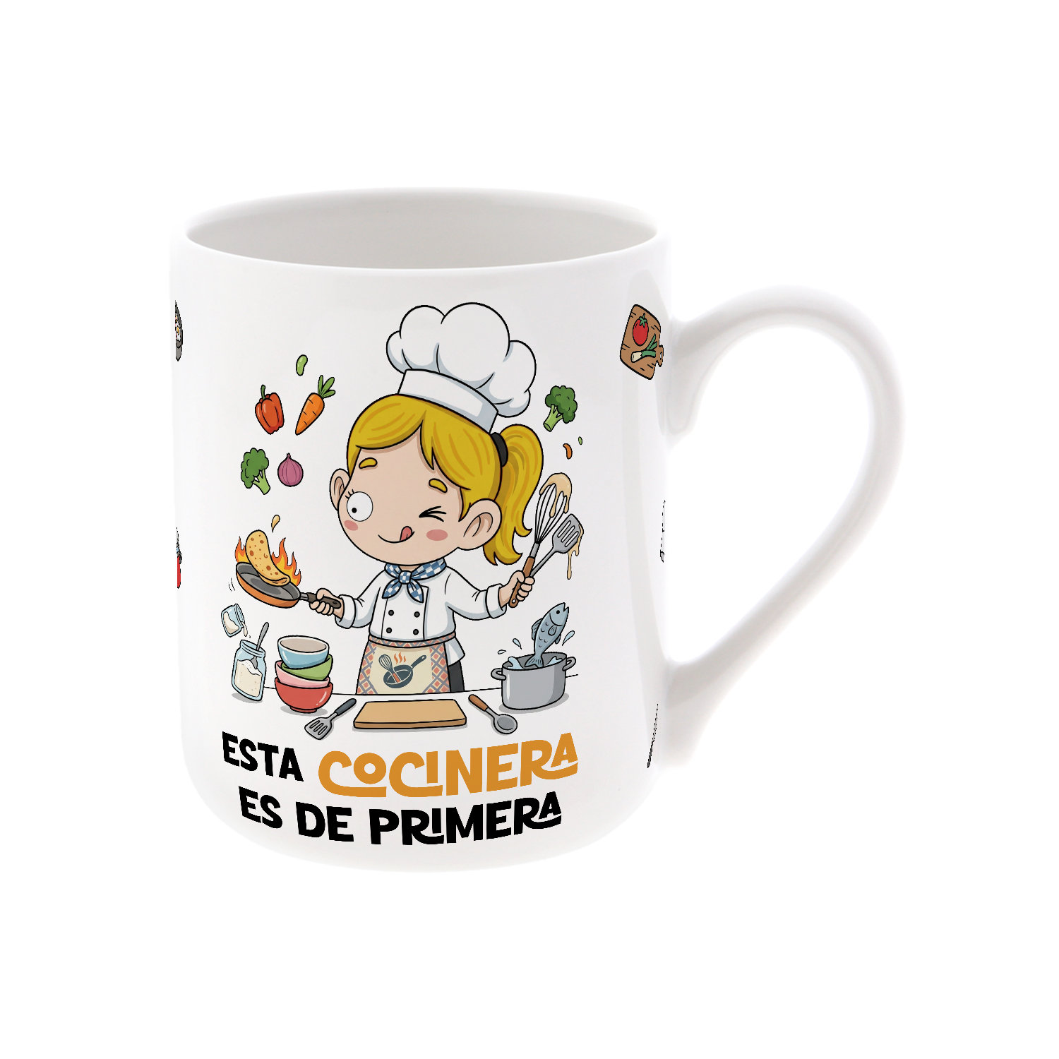 Taza de Cerámica – Cocinero & Cocinera | Malasaña