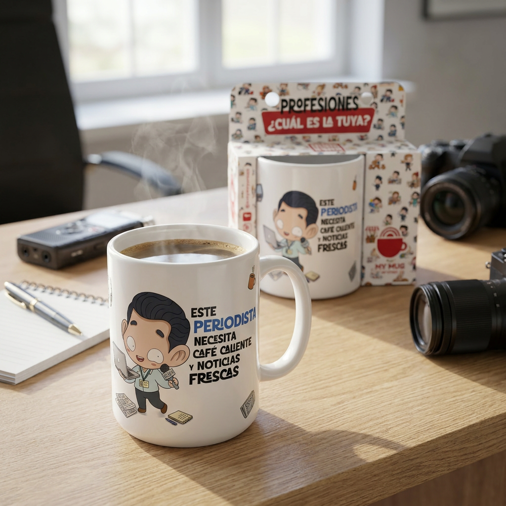 Taza de Cerámica – Periodista | Malasaña