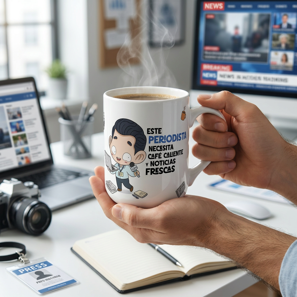 Taza de Cerámica – Periodista | Malasaña