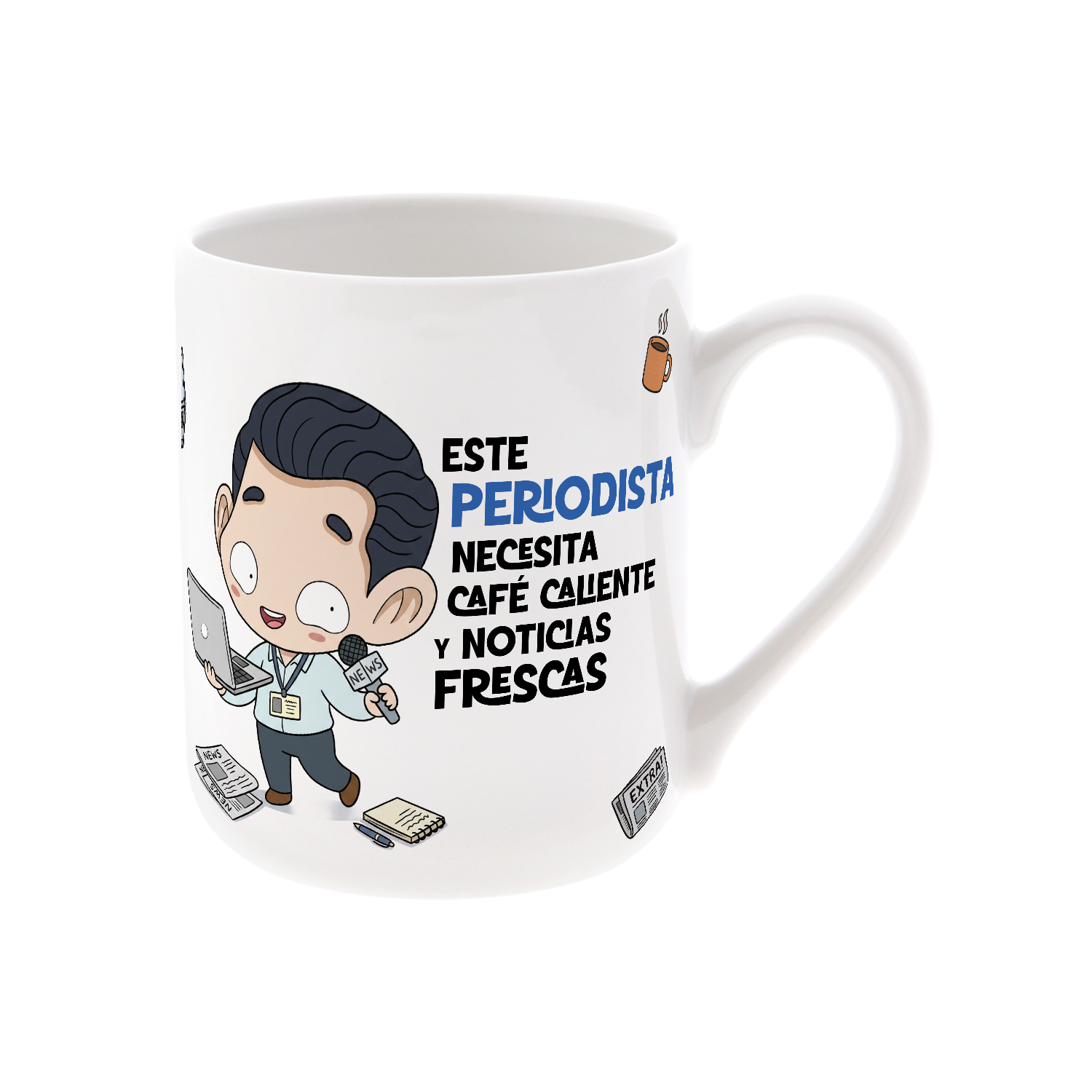 Taza de Cerámica – Periodista | Malasaña