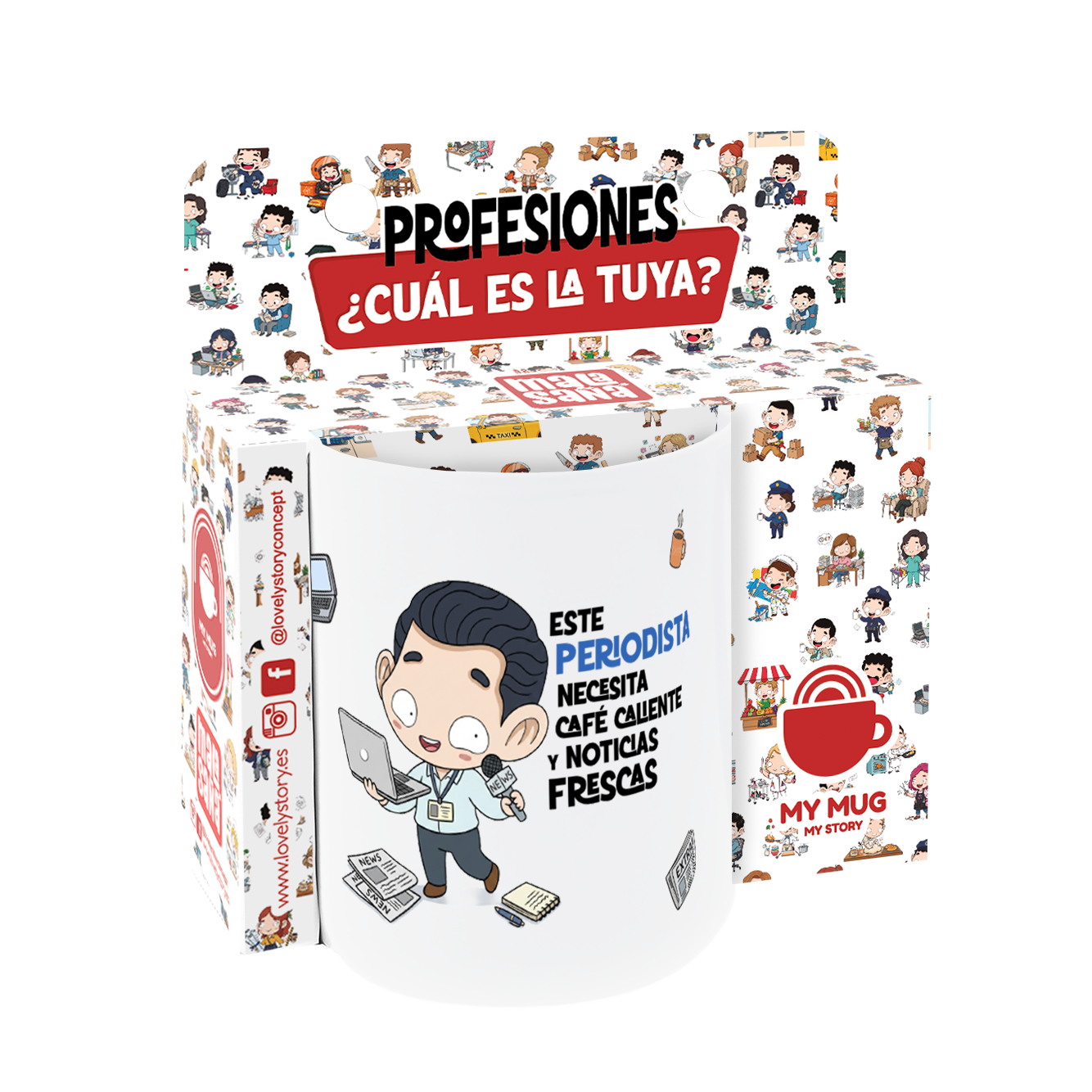 Taza de Cerámica – Periodista | Malasaña