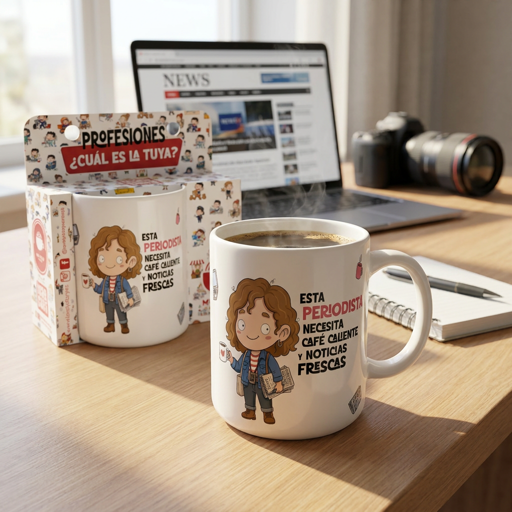 Taza de Cerámica – Periodista | Malasaña