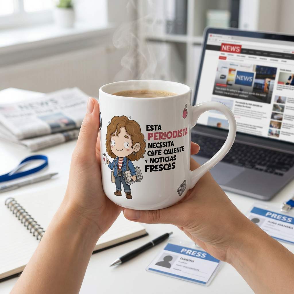 Taza de Cerámica – Periodista | Malasaña