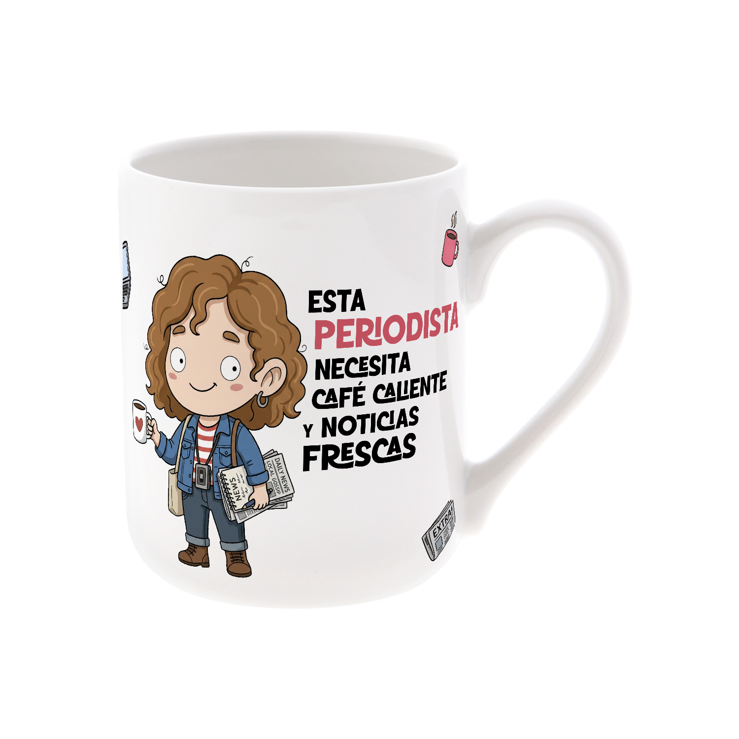 Taza de Cerámica – Periodista | Malasaña