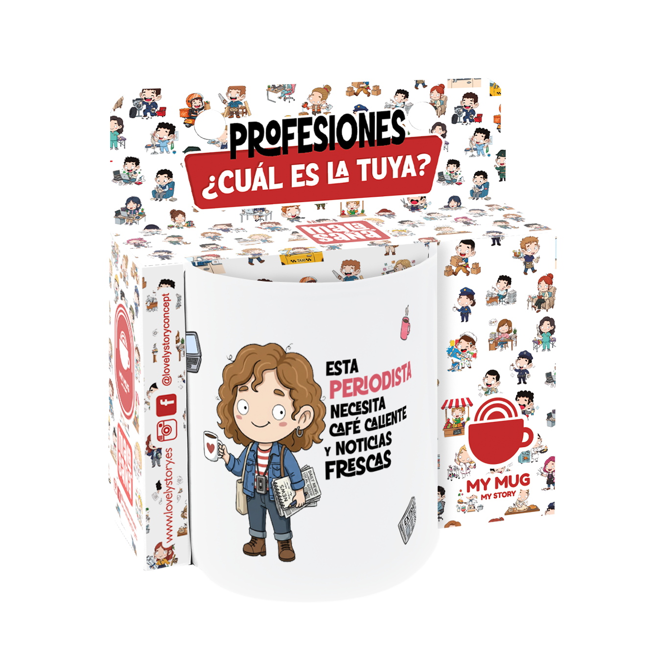 Taza de Cerámica – Periodista | Malasaña