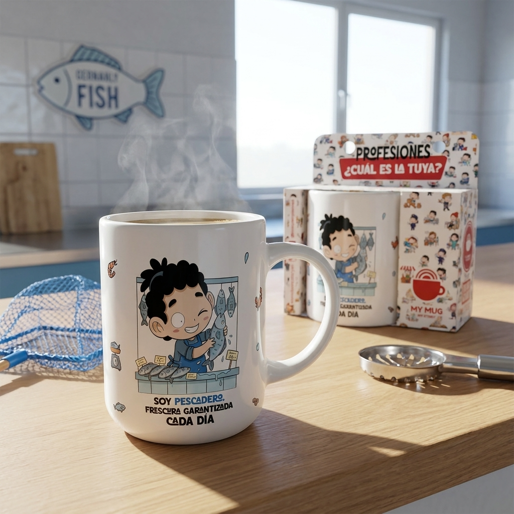 Taza de Cerámica – Pescadero & Pescadera | Malasaña