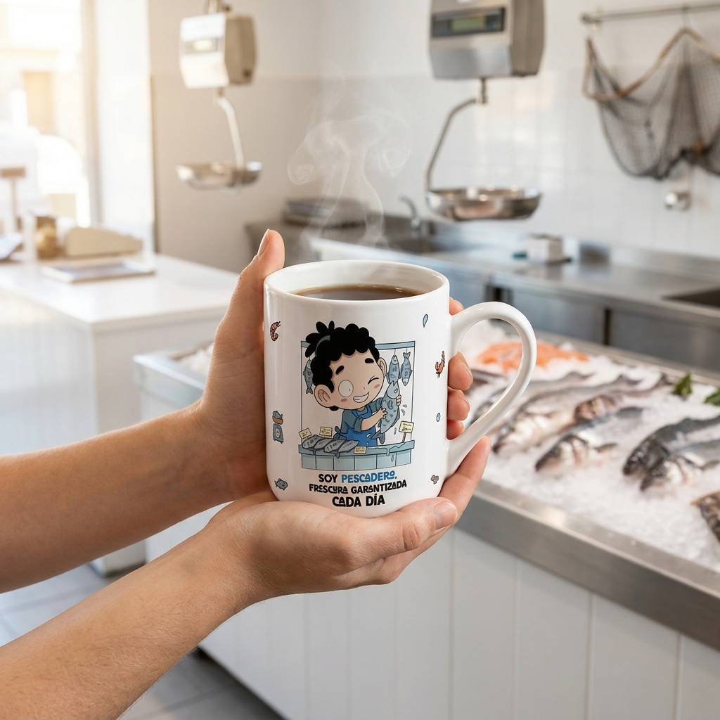Taza de Cerámica – Pescadero & Pescadera | Malasaña