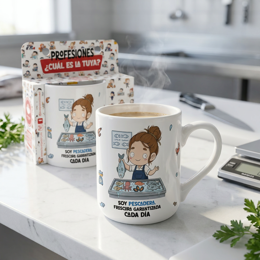 Taza de Cerámica – Pescadero & Pescadera | Malasaña