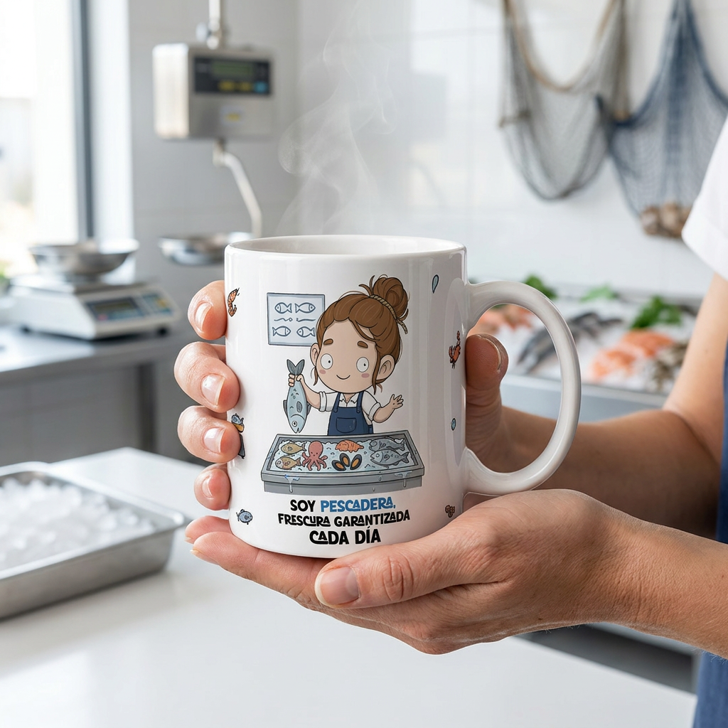 Taza de Cerámica – Pescadero & Pescadera | Malasaña
