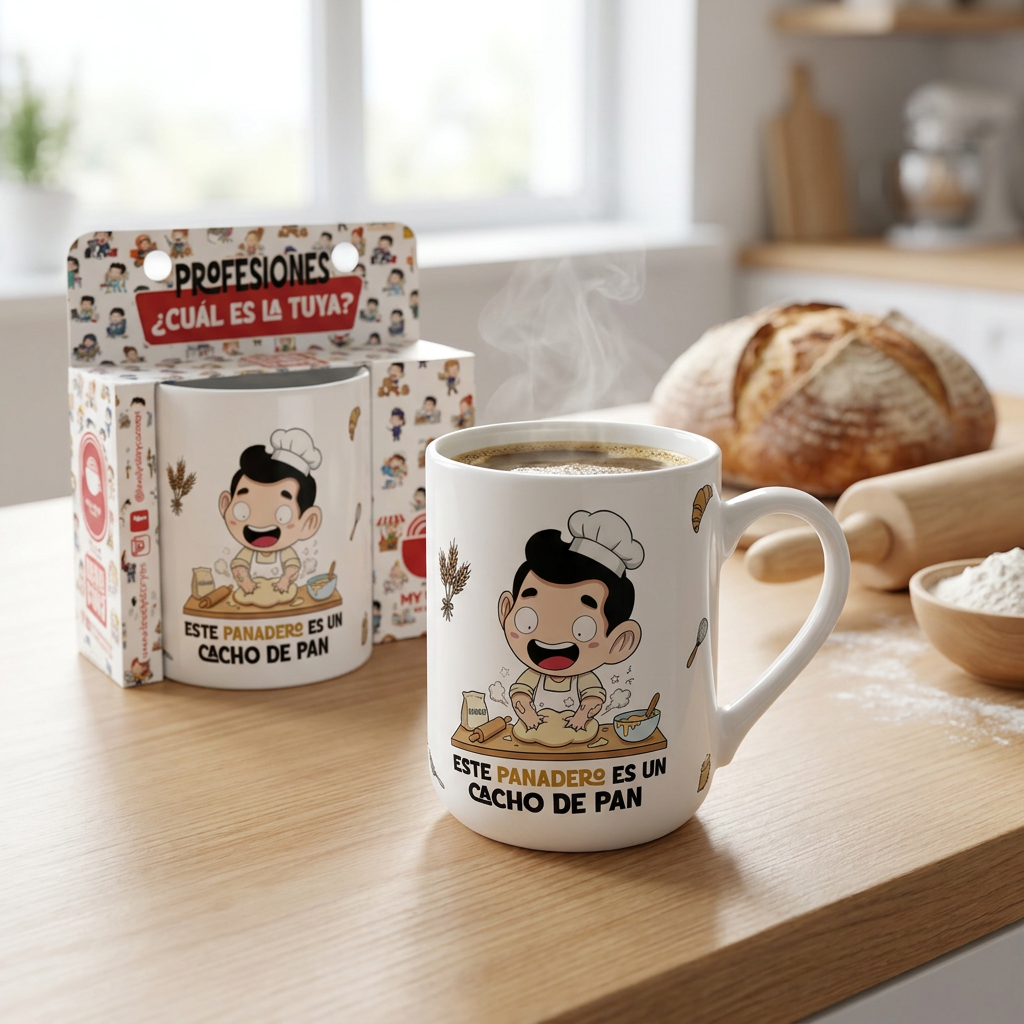 Taza de Cerámica – Panadero & Panadera | Malasaña
