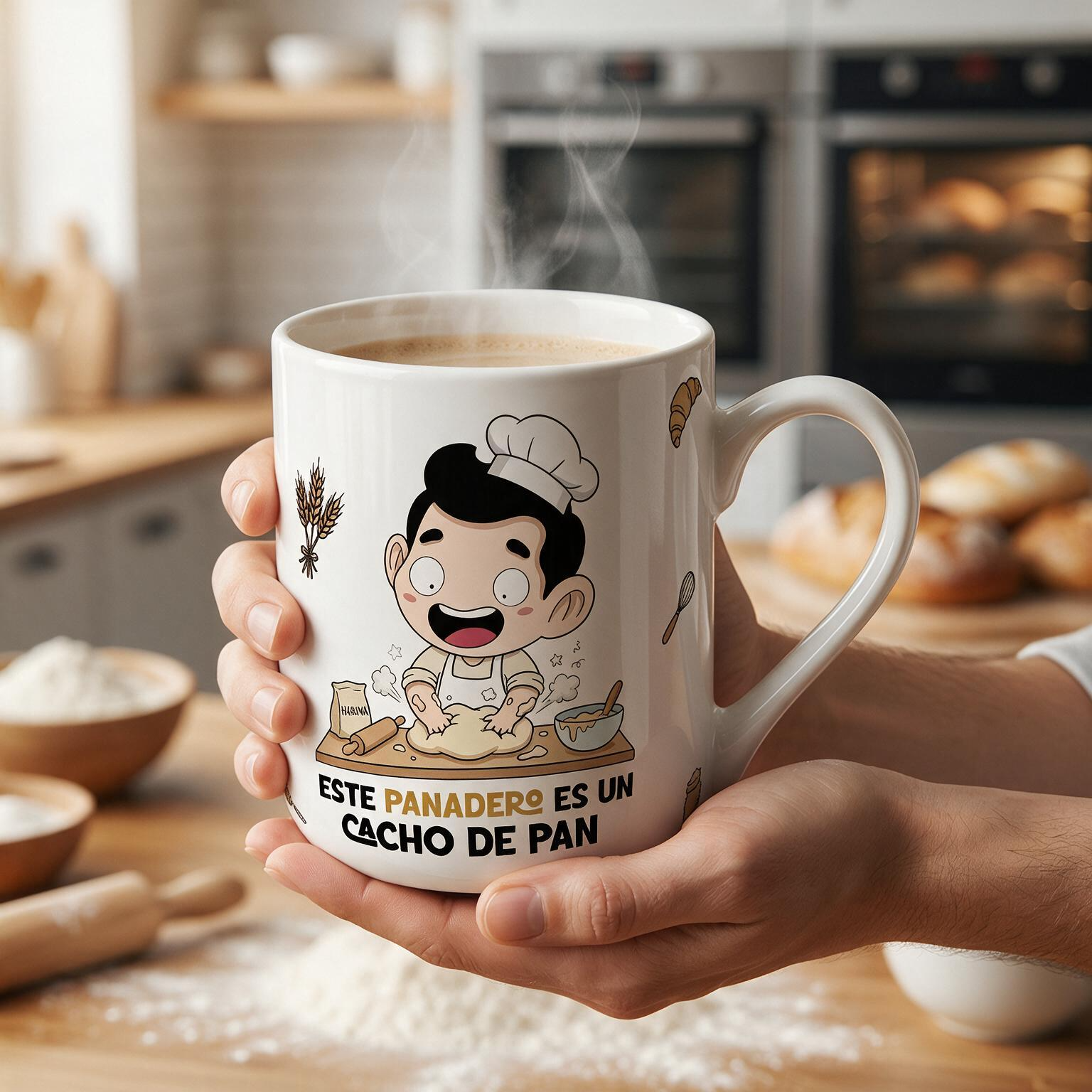 Taza de Cerámica – Panadero & Panadera | Malasaña