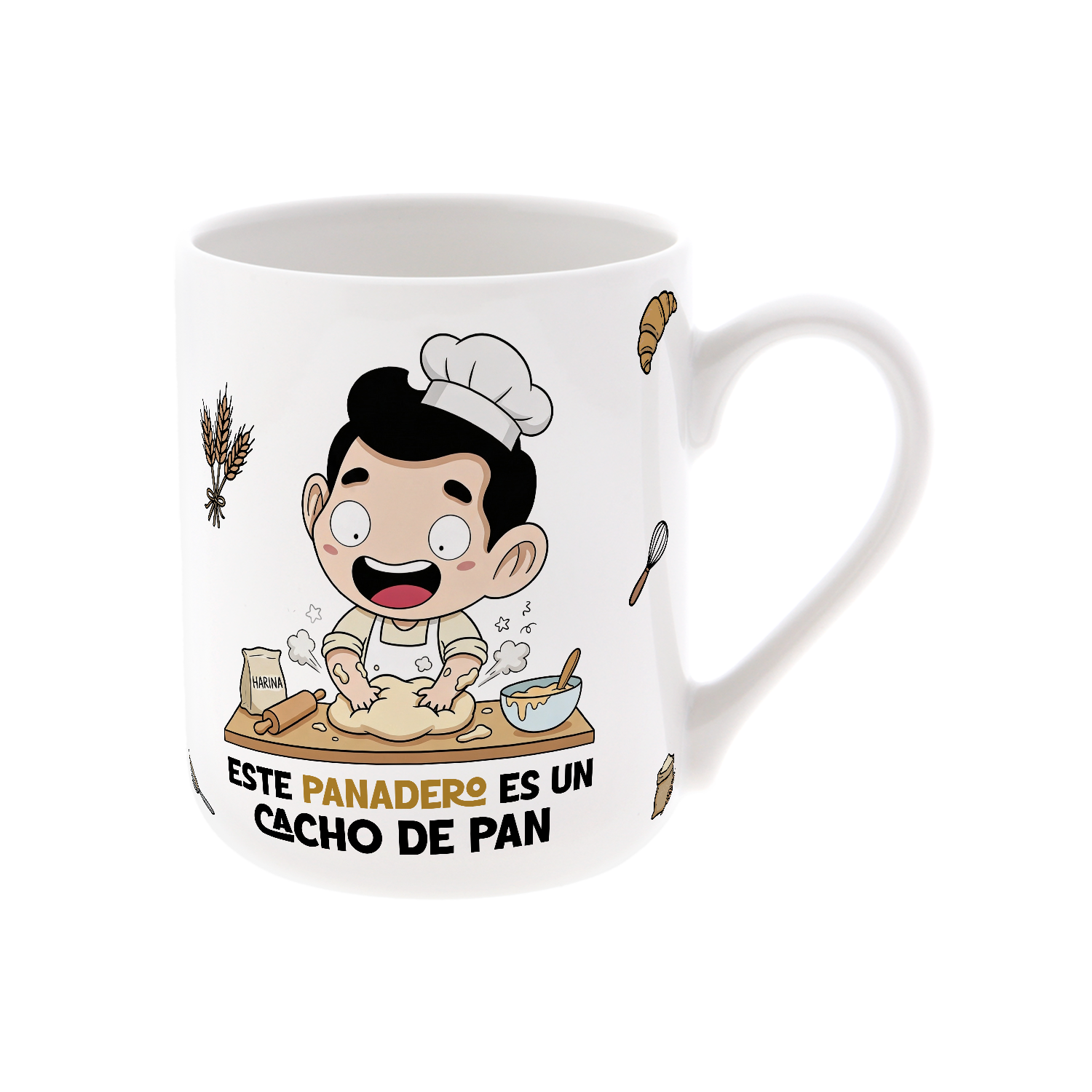 Taza de Cerámica – Panadero & Panadera | Malasaña