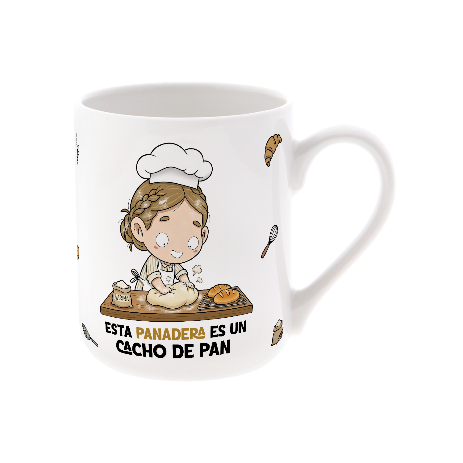 Taza de Cerámica – Panadero & Panadera | Malasaña