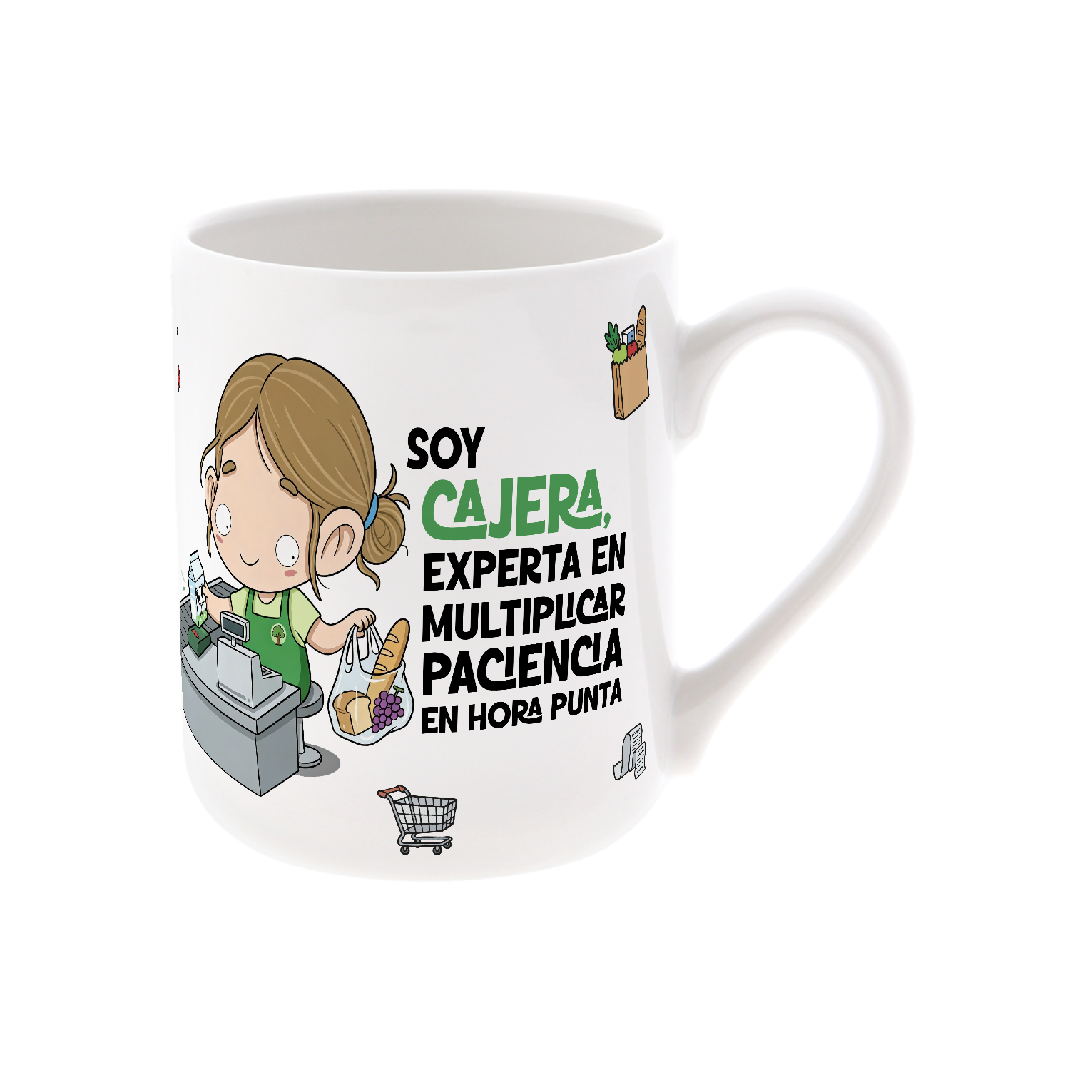 Taza de Cerámica – Cajero & Cajera | Malasaña