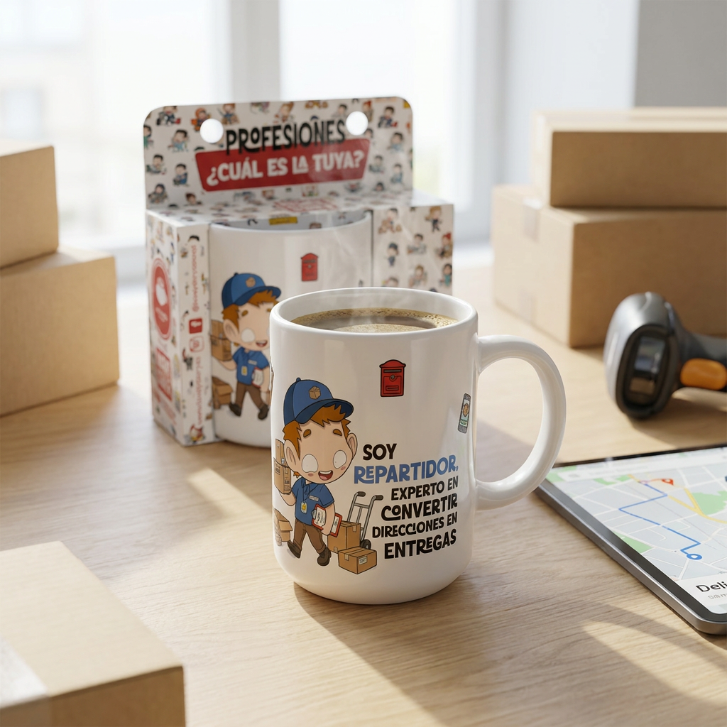 Taza de Cerámica – Repartidor | Malasaña