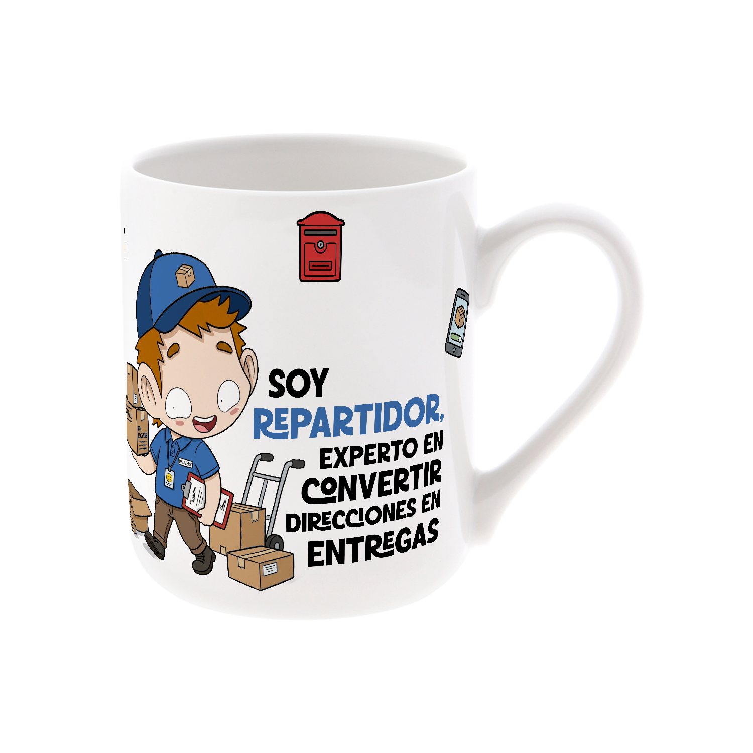 Taza de Cerámica – Repartidor | Malasaña