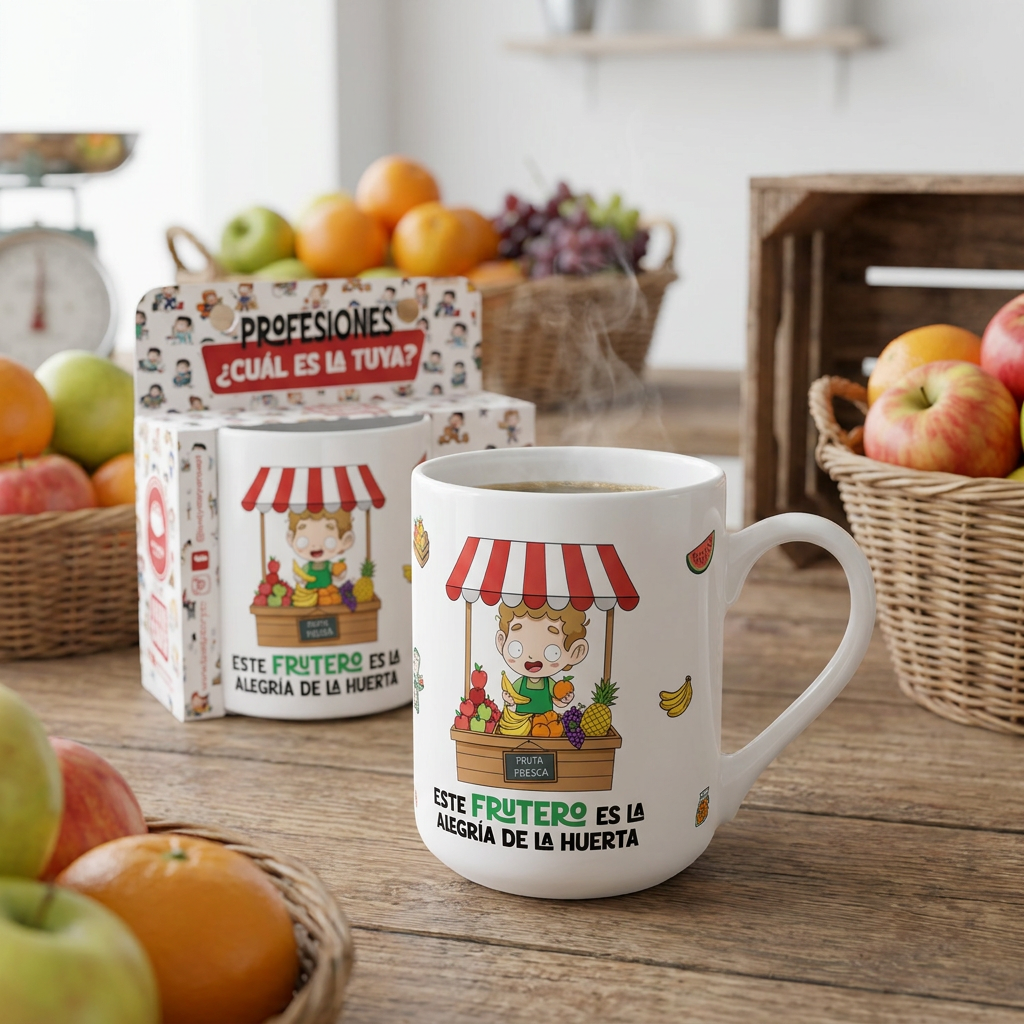 Taza de Cerámica – Frutero & Frutera | Malasaña