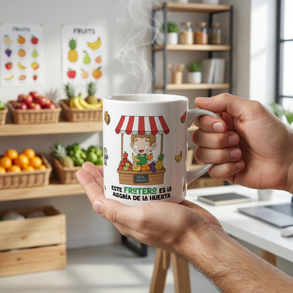 Taza de Cerámica – Frutero & Frutera | Malasaña