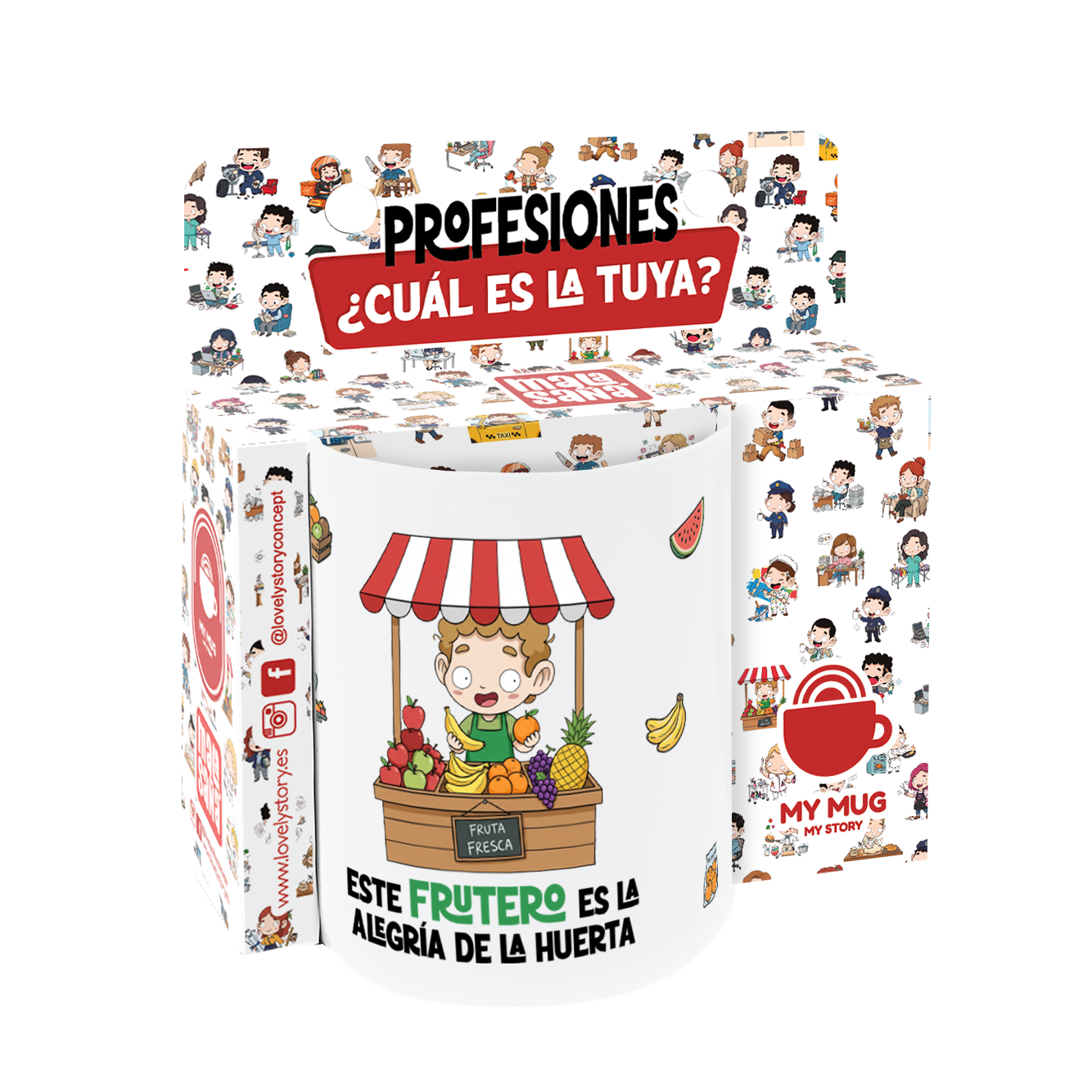 Taza de Cerámica – Frutero & Frutera | Malasaña