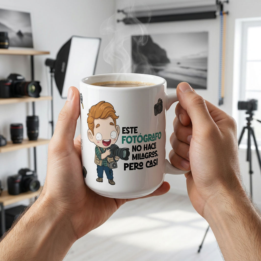 Taza de Cerámica – Fotógrafo & Fotógrafa | Malasaña