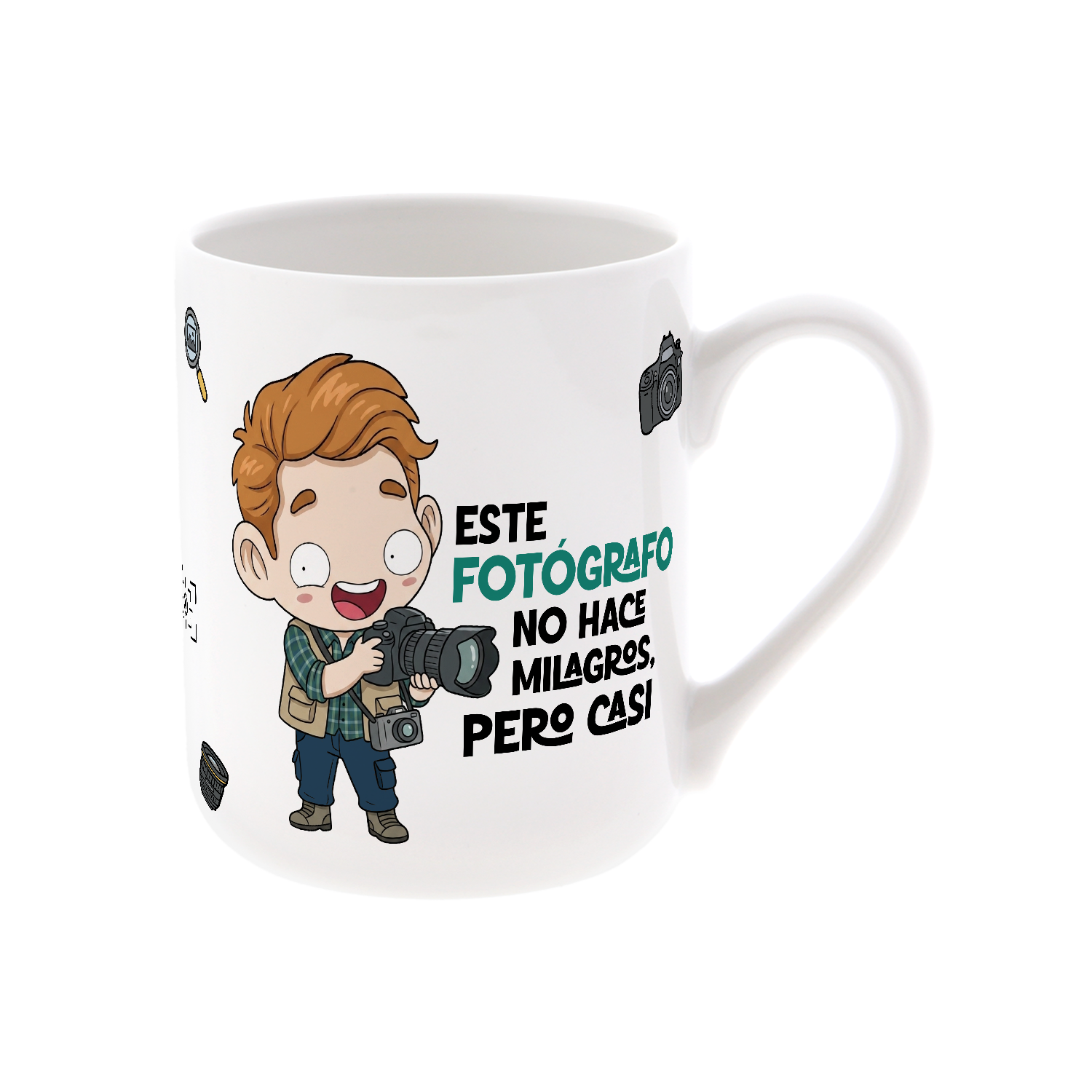 Taza de Cerámica – Fotógrafo & Fotógrafa | Malasaña