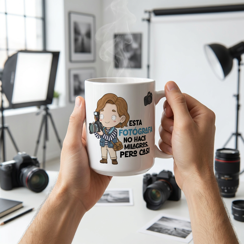 Taza de Cerámica – Fotógrafo & Fotógrafa | Malasaña