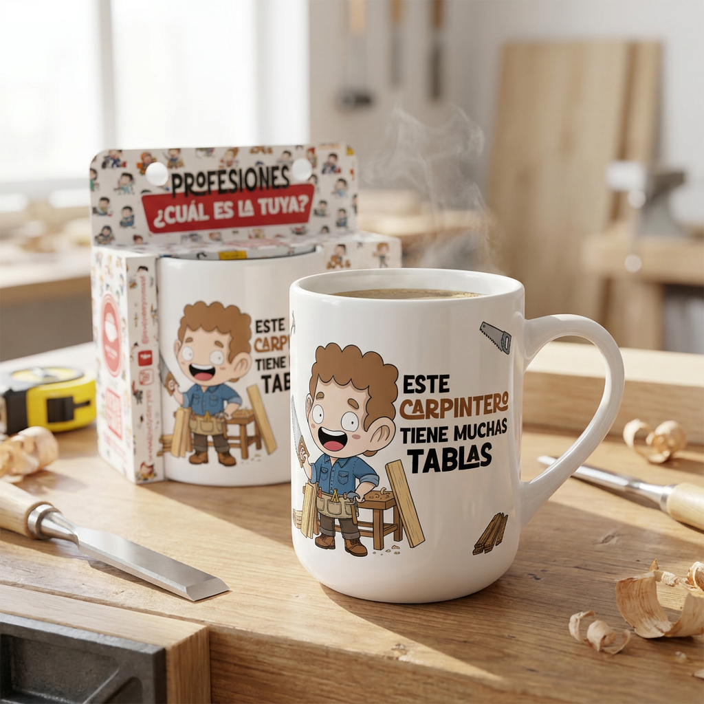 Taza de Cerámica – Carpintero | Malasaña