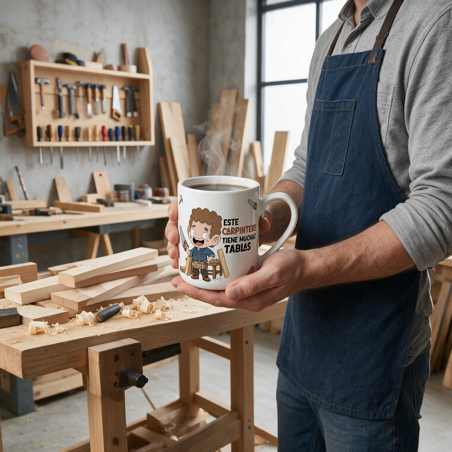 Taza de Cerámica – Carpintero | Malasaña