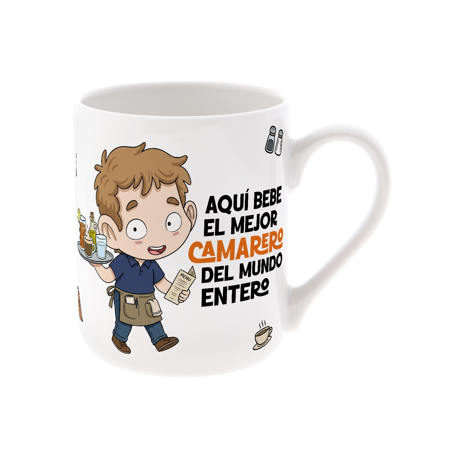 Taza de Cerámica – Camarero & Camarera | Malasaña