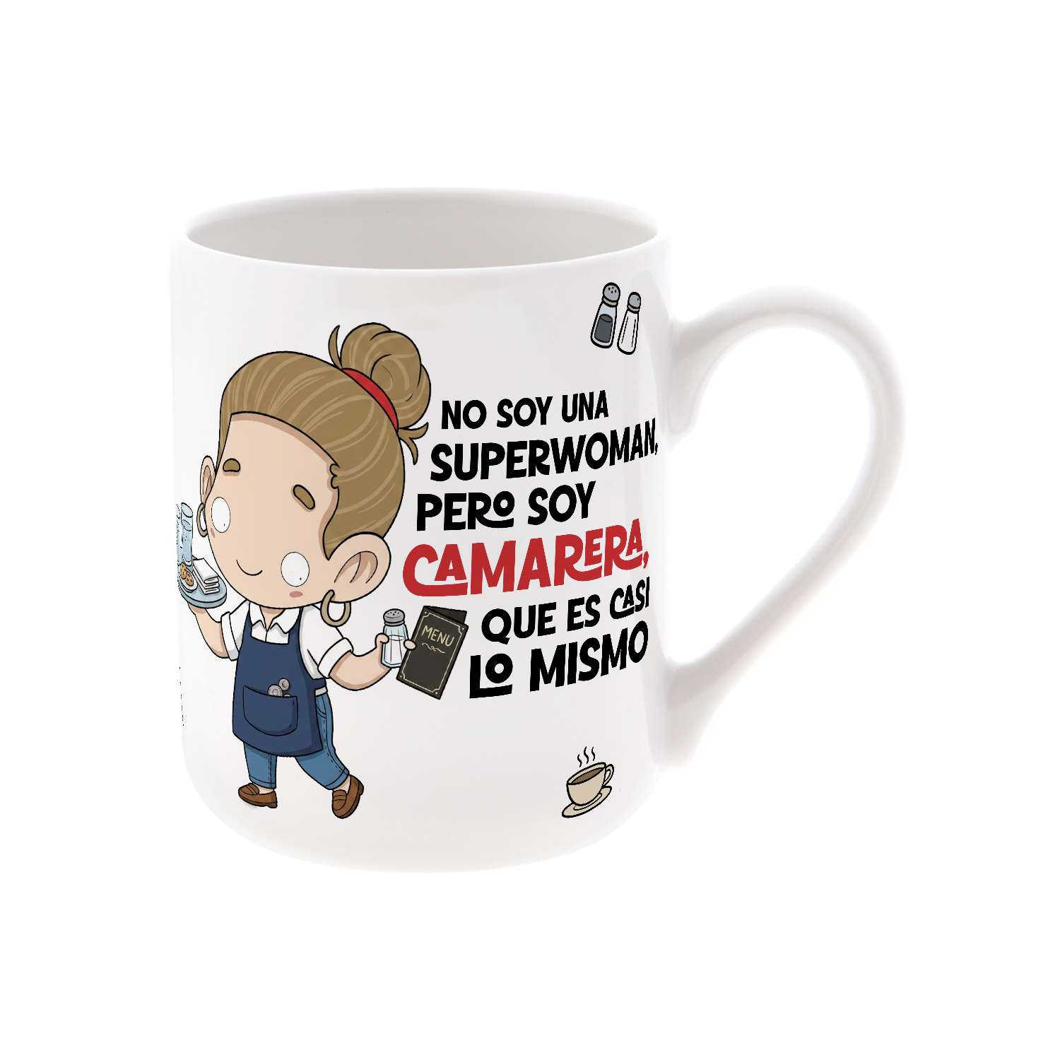 Taza de Cerámica – Camarero & Camarera | Malasaña