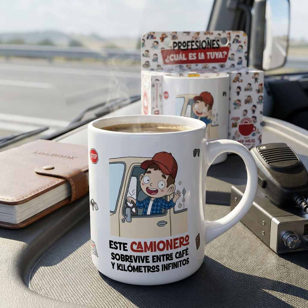 Taza de Cerámica – Camionero | Malasaña