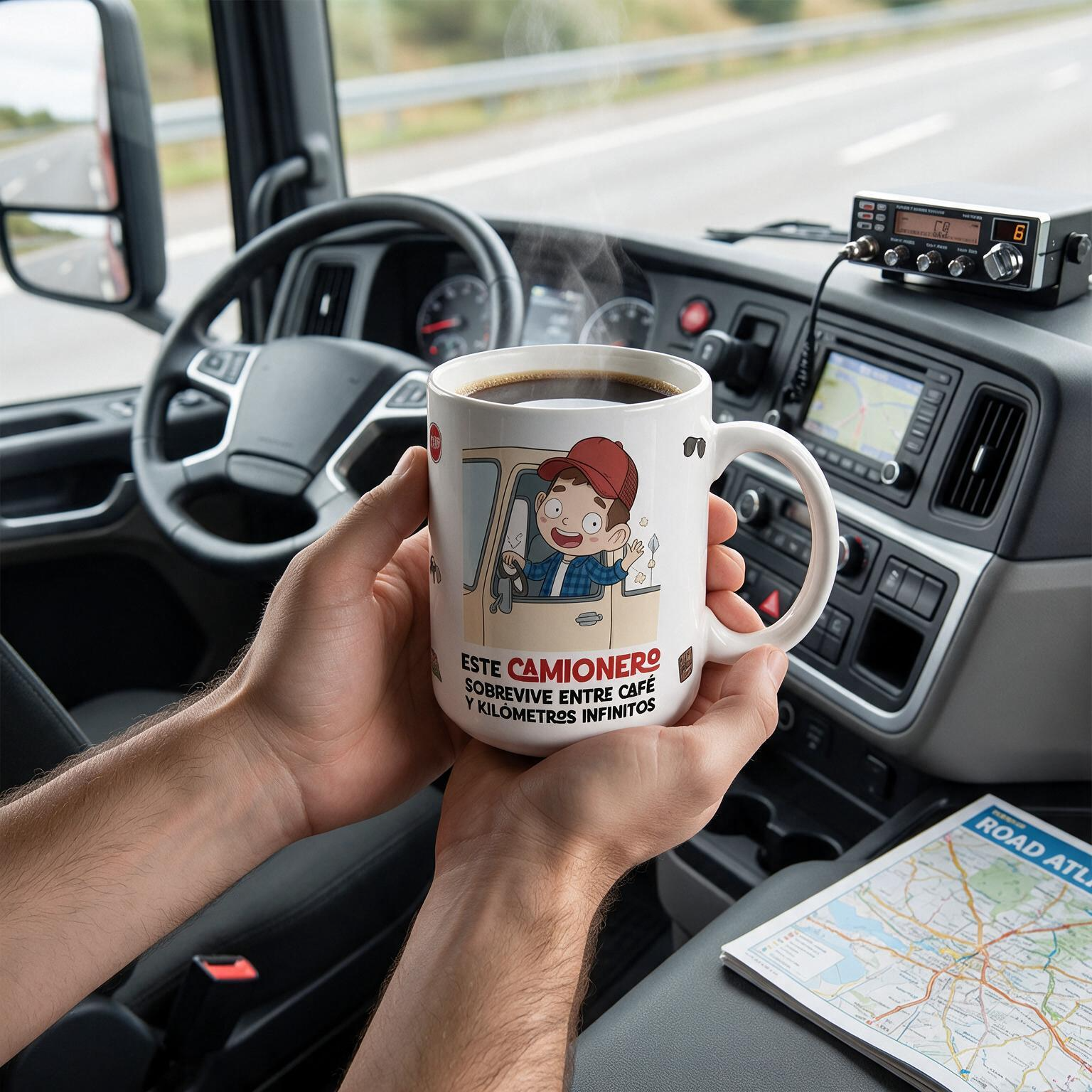 Taza de Cerámica – Camionero | Malasaña