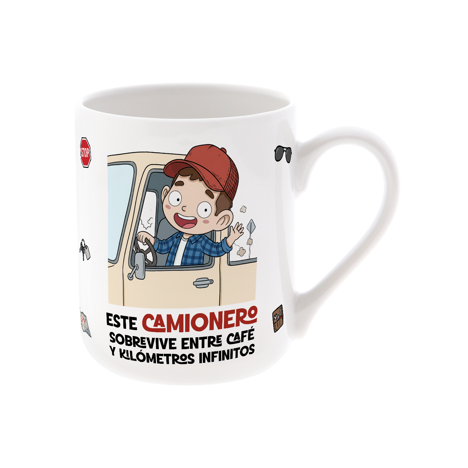 Taza de Cerámica – Camionero | Malasaña