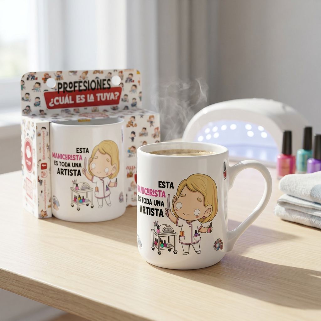 Taza de Cerámica – Manicurista | Malasaña