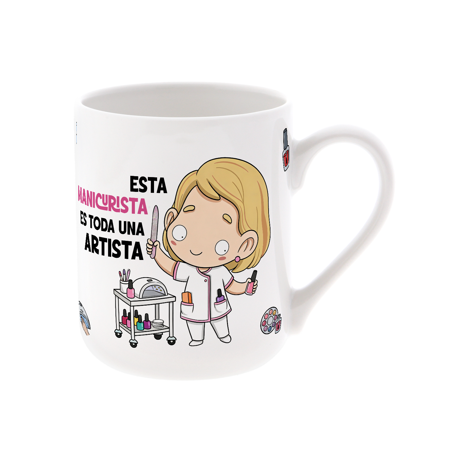 Taza de Cerámica – Manicurista | Malasaña