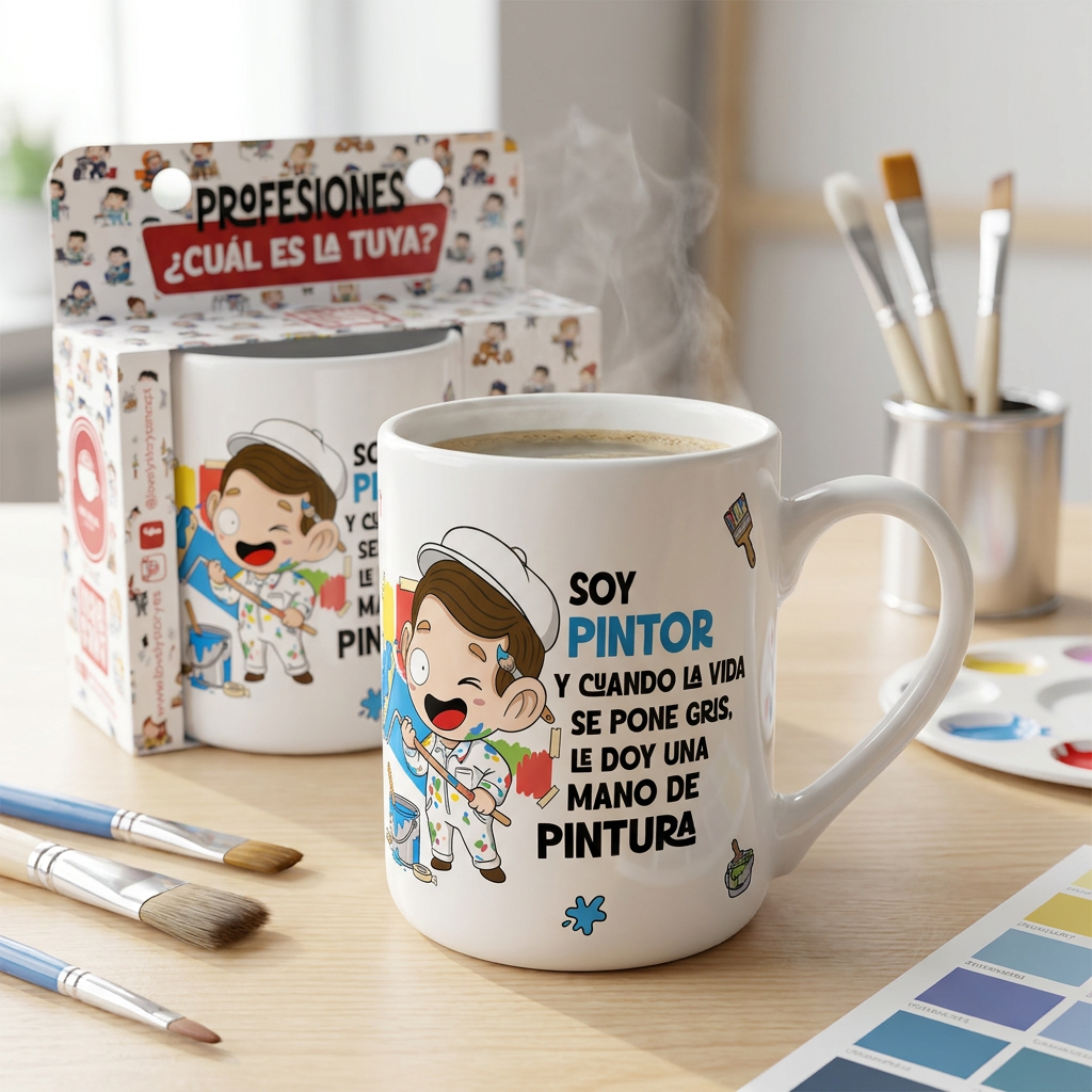 Taza de Cerámica – Pintor | Malasaña