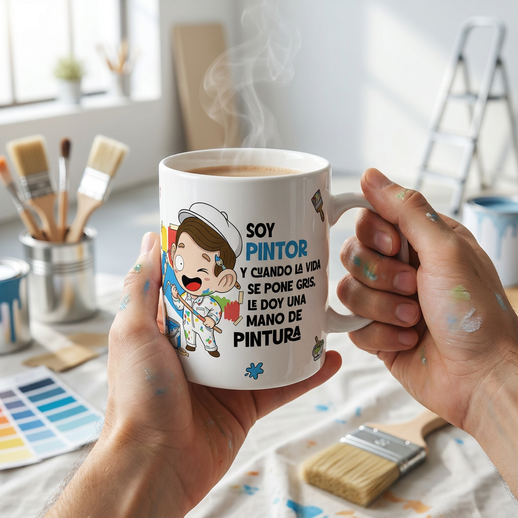 Taza de Cerámica – Pintor | Malasaña