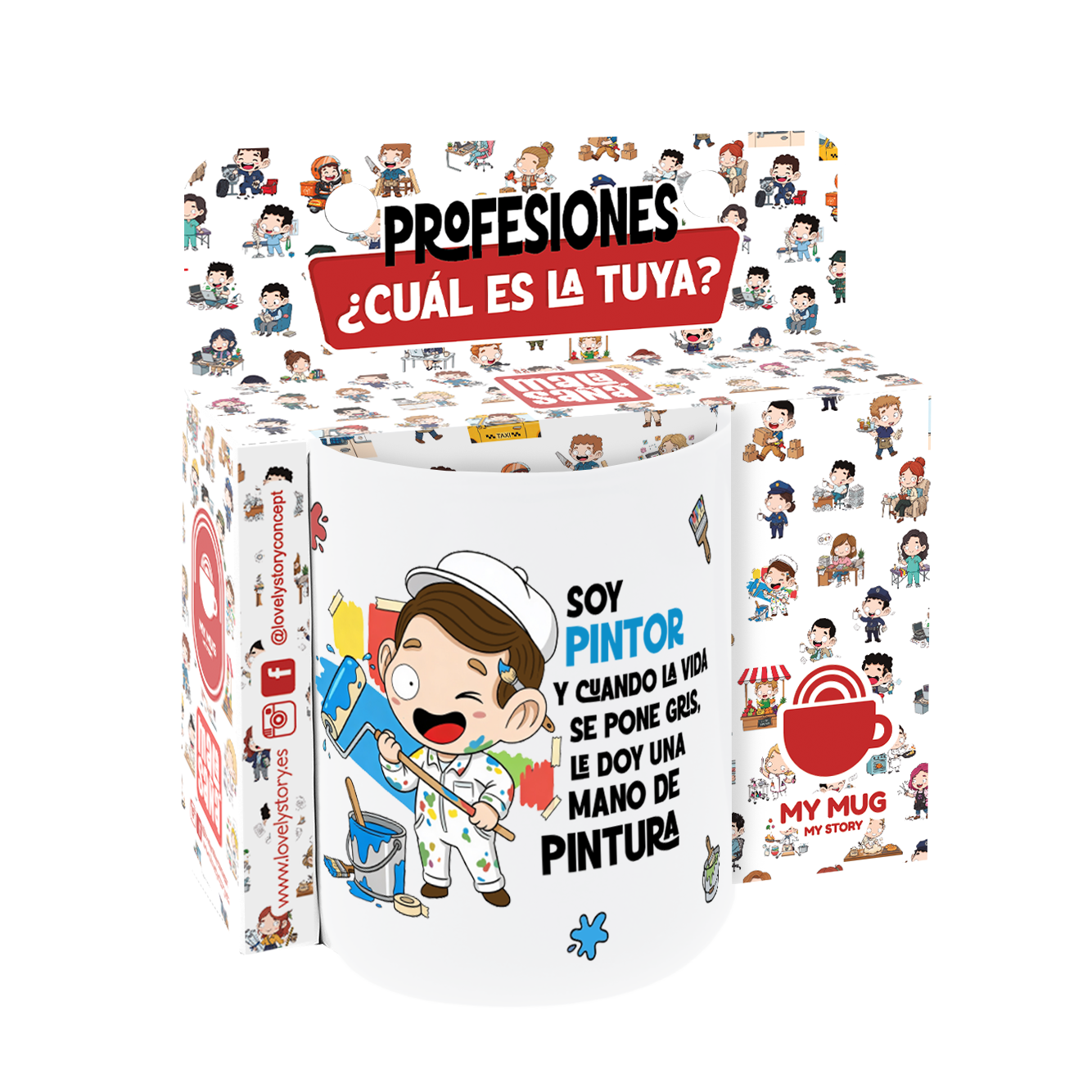 Taza de Cerámica – Pintor | Malasaña