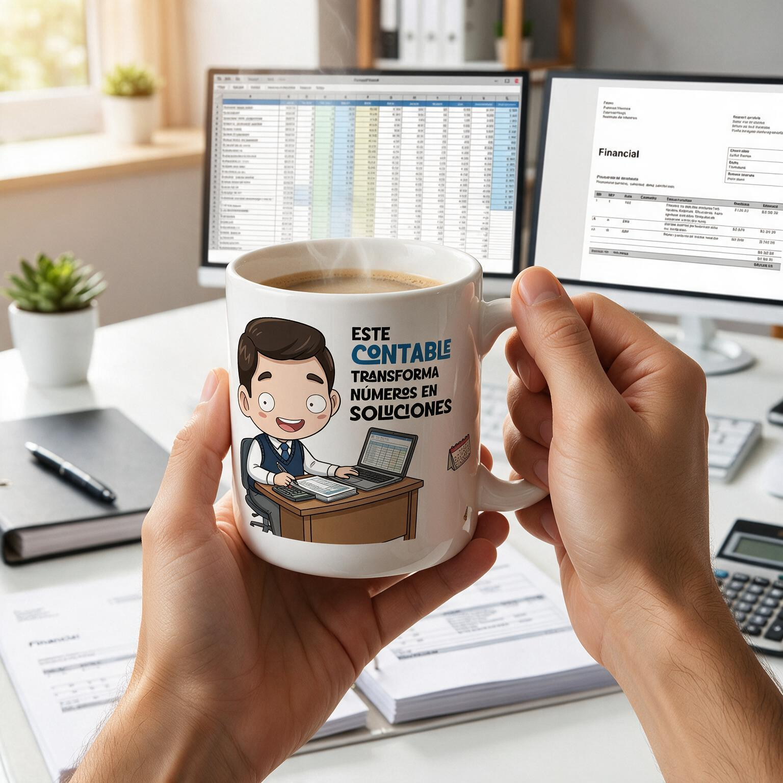 Taza de Cerámica – Contable | Malasaña