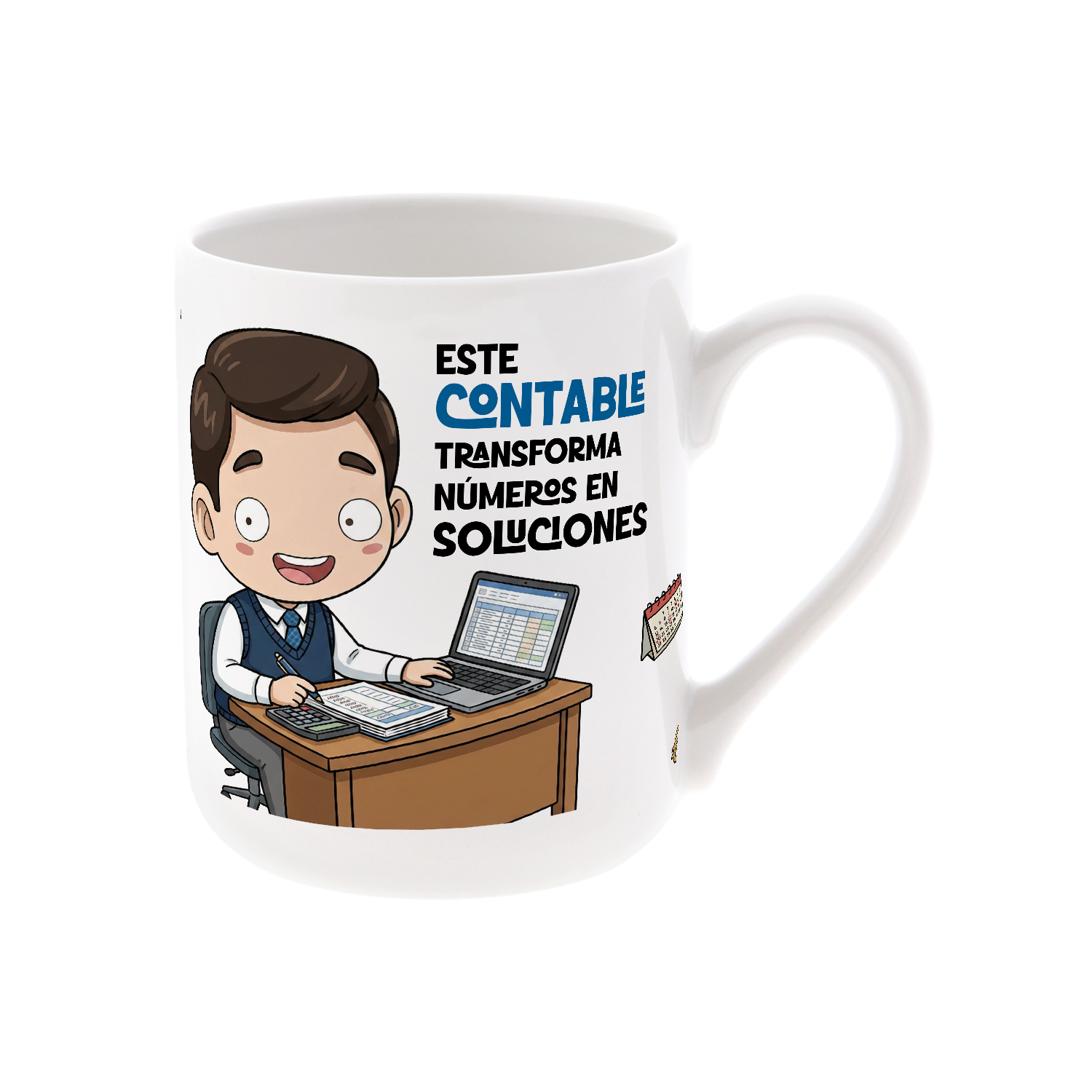 Taza de Cerámica – Contable | Malasaña