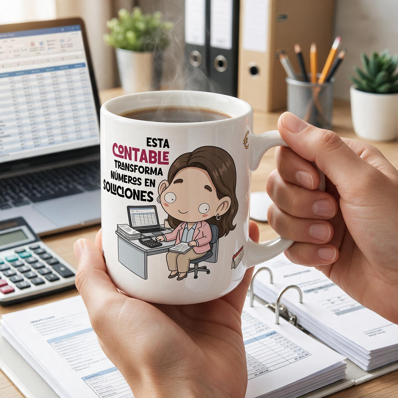 Taza de Cerámica – Contable | Malasaña