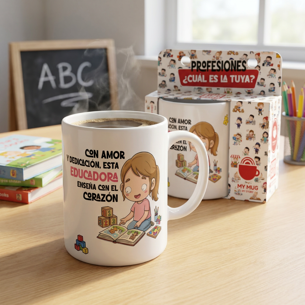 Taza de Cerámica – Educadora | Malasaña