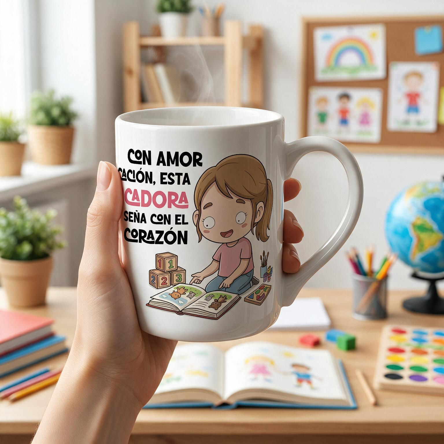Taza de Cerámica – Educadora | Malasaña