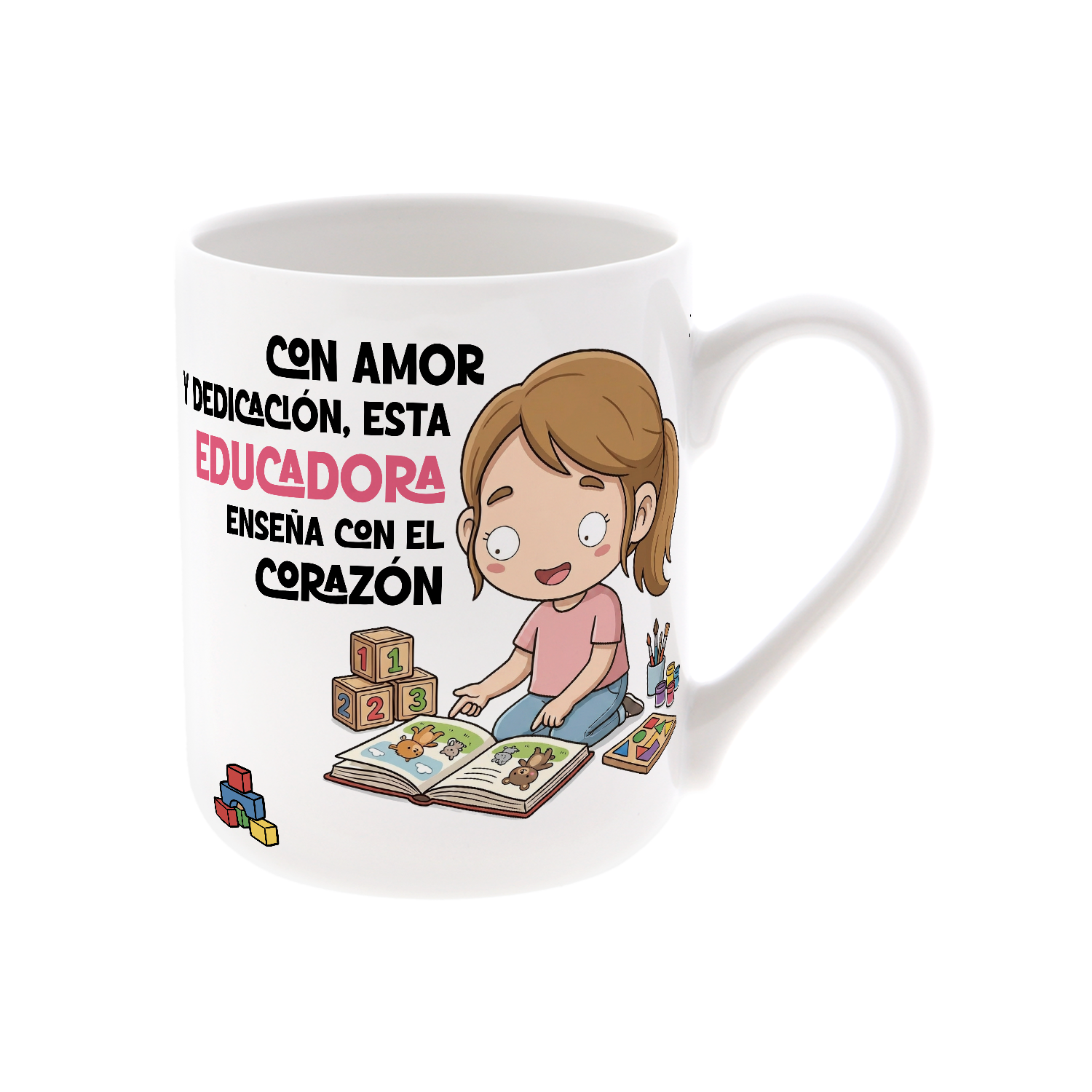 Taza de Cerámica – Educadora | Malasaña