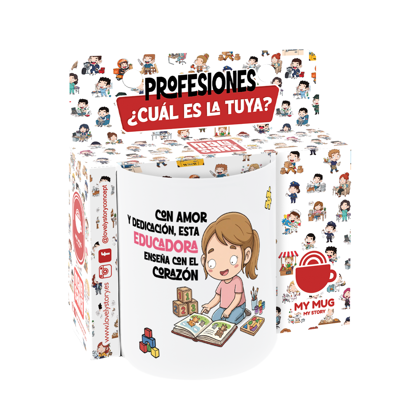 Taza de Cerámica – Educadora | Malasaña