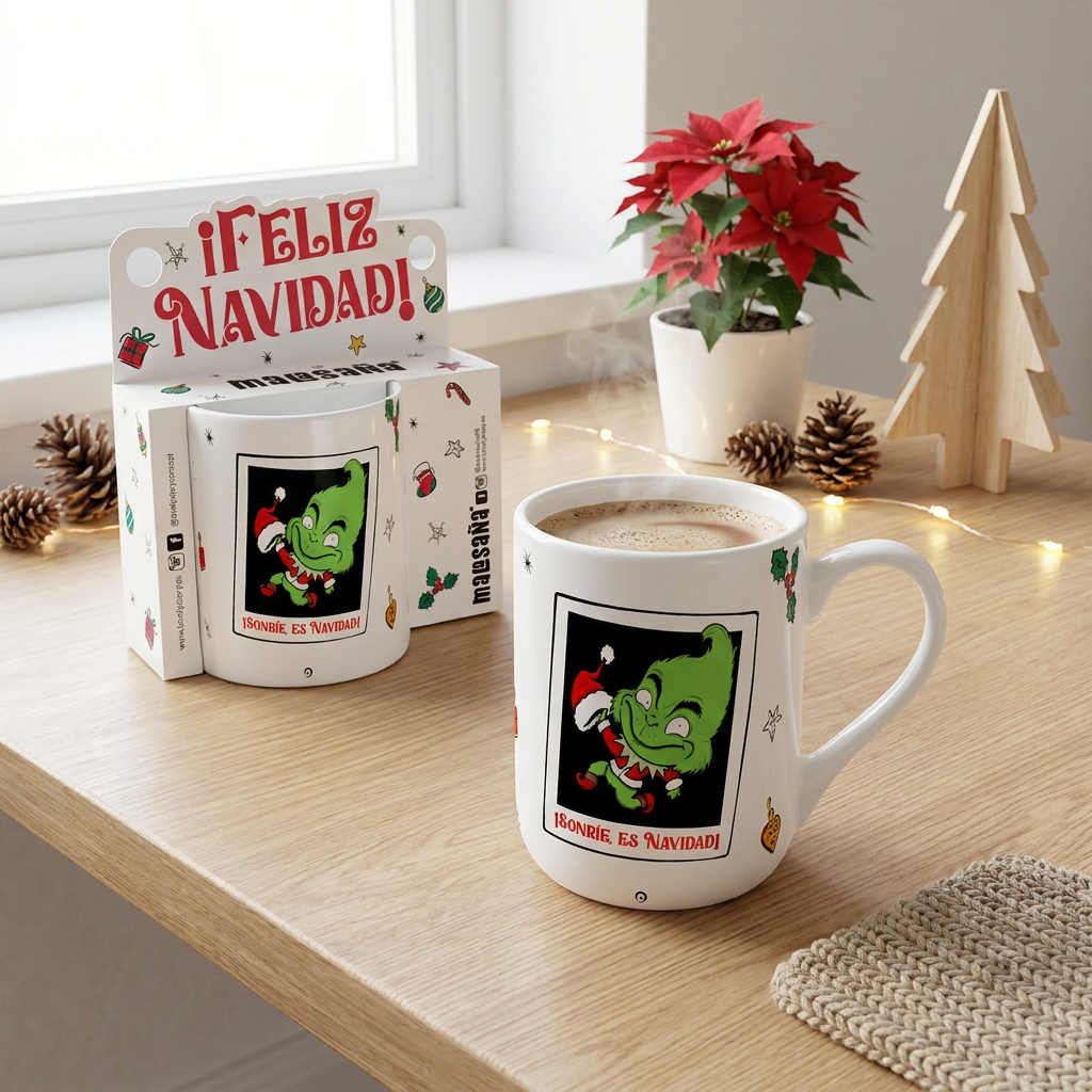 Taza 330 ml - ¡Sonríe, es Navidad! - Ice